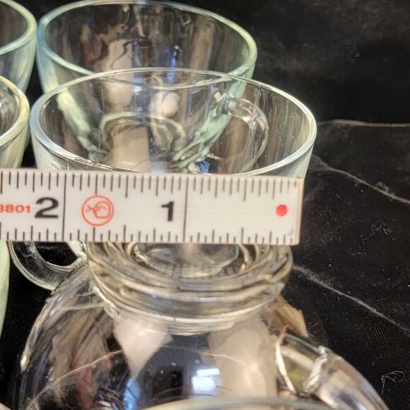 Vintage Anchor Hocking Clear Glass Punch Cups, Set of 8 - Picture 5 of 8
